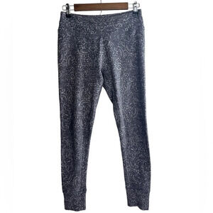 Eddie Bauer • Floral Aztec Print Gray Leggings